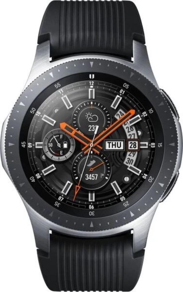 montre Samsung Galaxy Watch 46 mm, Bijoux, Sacs & Beauté, Montres connectées, Comme neuf, Argent, Distance, Bandage calorique