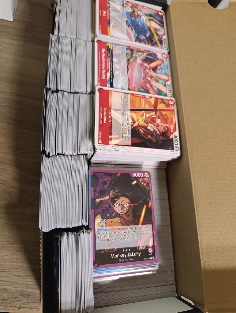 One piece Bulk OP05 English, Ophalen of Verzenden, Zo goed als nieuw, Meerdere kaarten