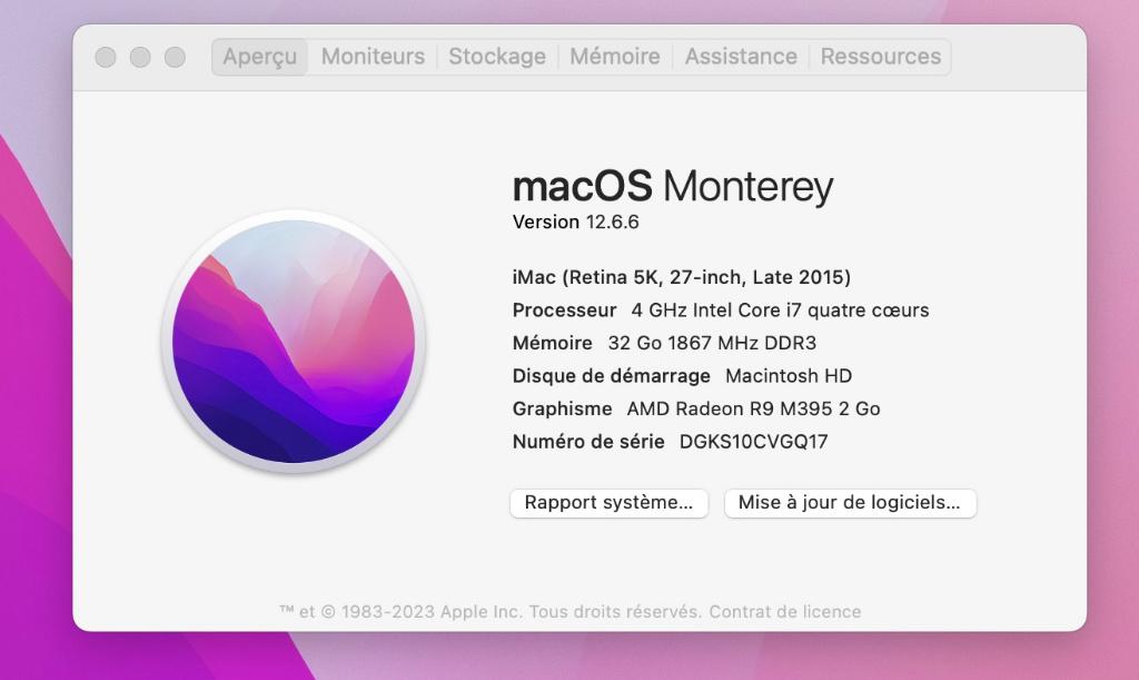iMac 27” - late  2015 - HAUT DE GAMME – i7 4GHz, 32 GB, 4 Ghz ou plus, Enlèvement, Utilisé