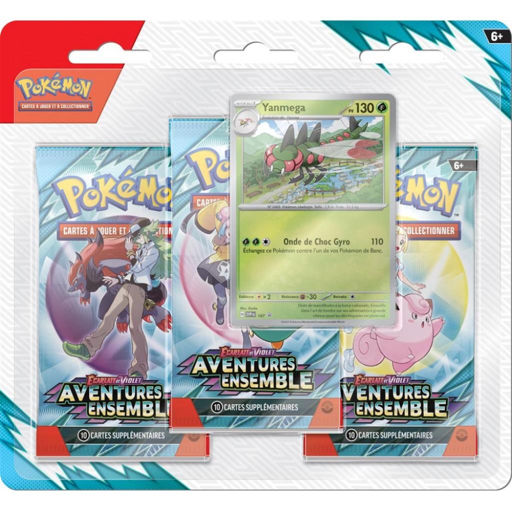 Pokemon Tripack 3 boosters FR EV 09 Aventures Ensemble, Enlèvement, Neuf, Booster