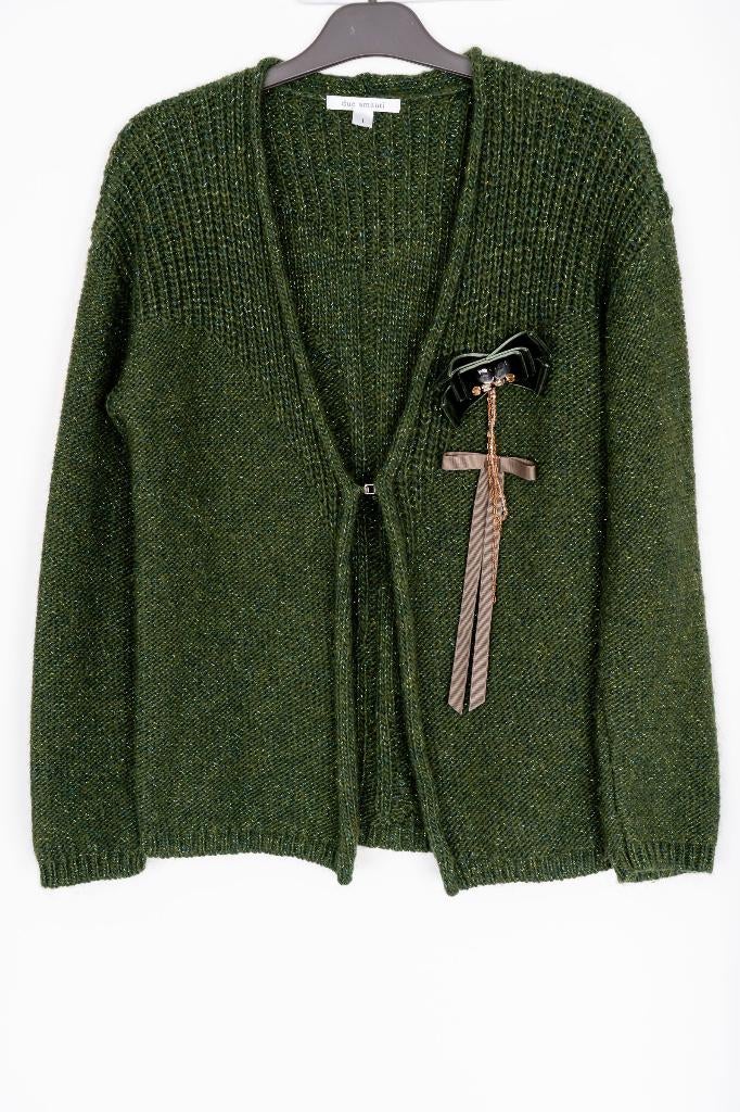 Cardigan, merk due amanti, maat 1, als nieuw., Kleding | Dames, Verzenden, Zo goed als nieuw, Maat 34 (XS) of kleiner, Groen
