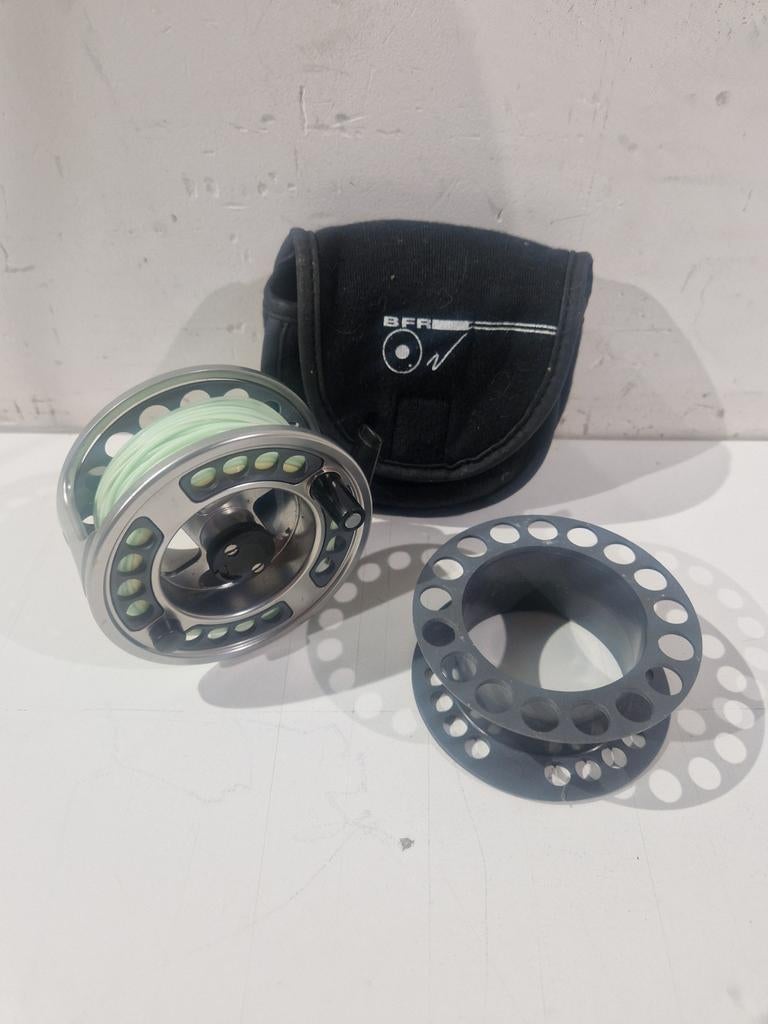 BFR 95 modula reel met wf8f en 1 extra spoel.  Als Nieuw, Ophalen of Verzenden, Zo goed als nieuw