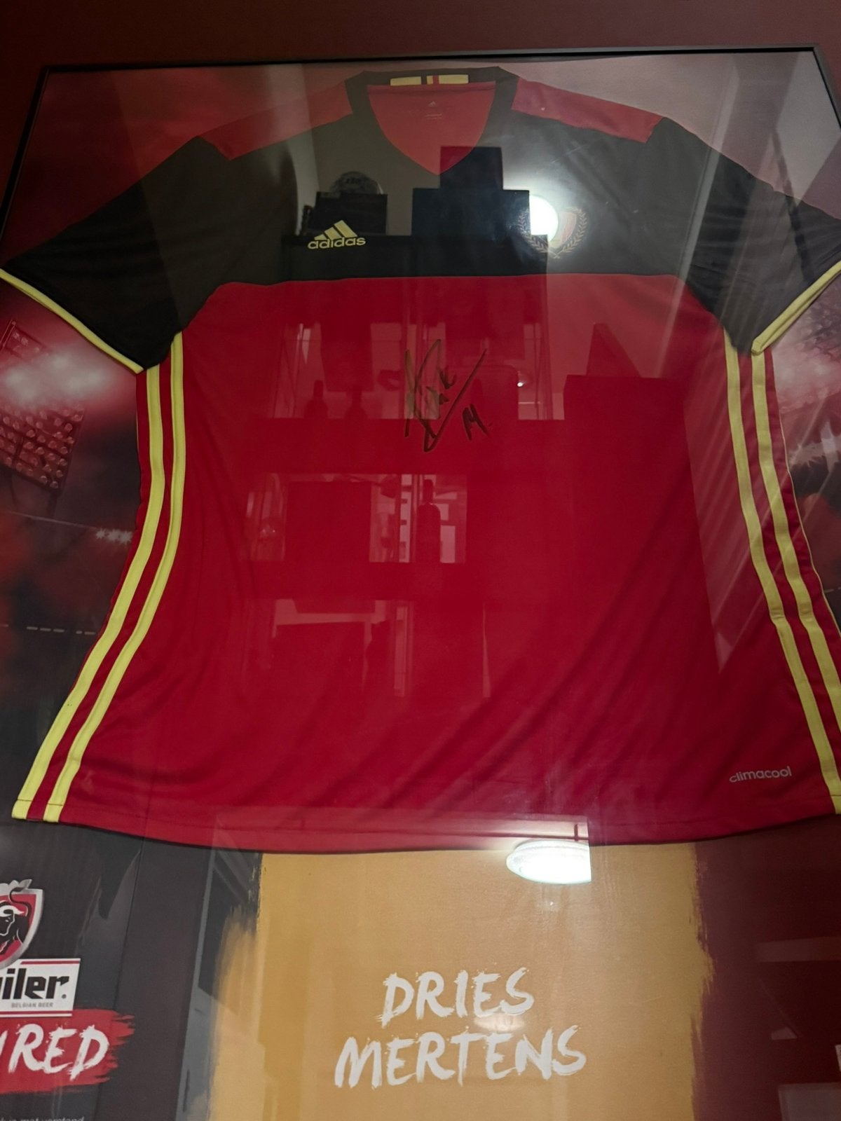 Rode duivels mertens shirt ingekarderd, Ophalen, Shirt