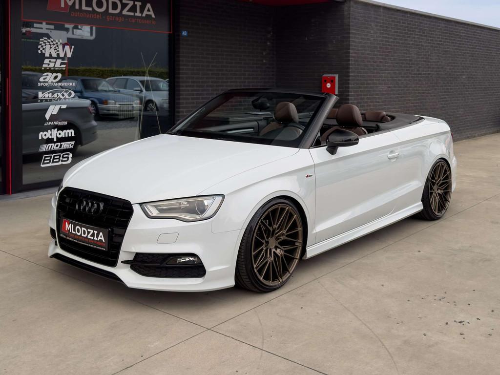 Audi A3 CABRIO black edition TUNED Vmaxx + 19“ JR38, Voorwielaandrijving, 4 zetels, Gebruikt, Euro 6