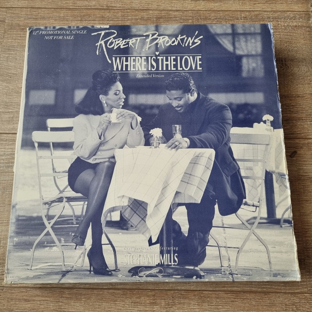 12" Robert Brookins Ft. Stephanie Mills – Where Is The Love, CD & DVD, Enlèvement ou Envoi, Utilisé, 12 pouces, Reggae et Ska