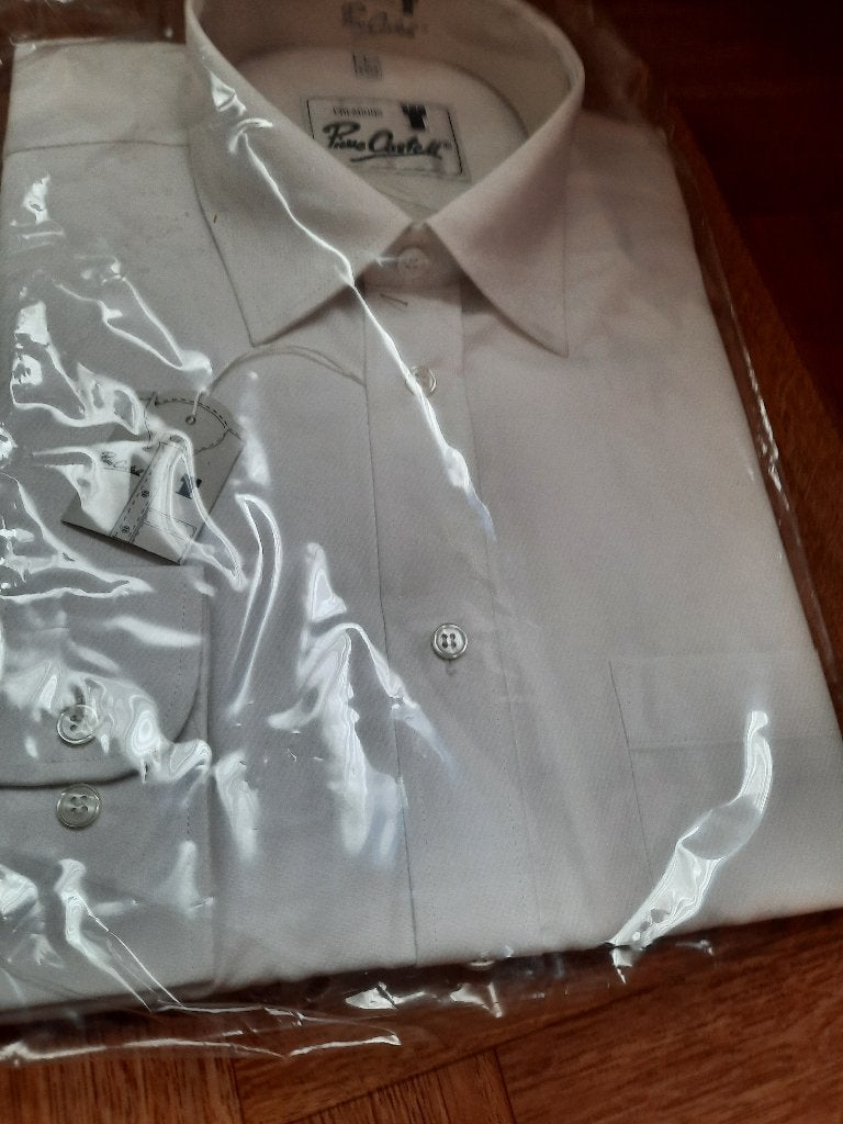 herenhemd wit Pierre Catell maat large 41/42 splinternieuw, Kleding | Heren, Overhemden, Ophalen of Verzenden, Nieuw, Wit