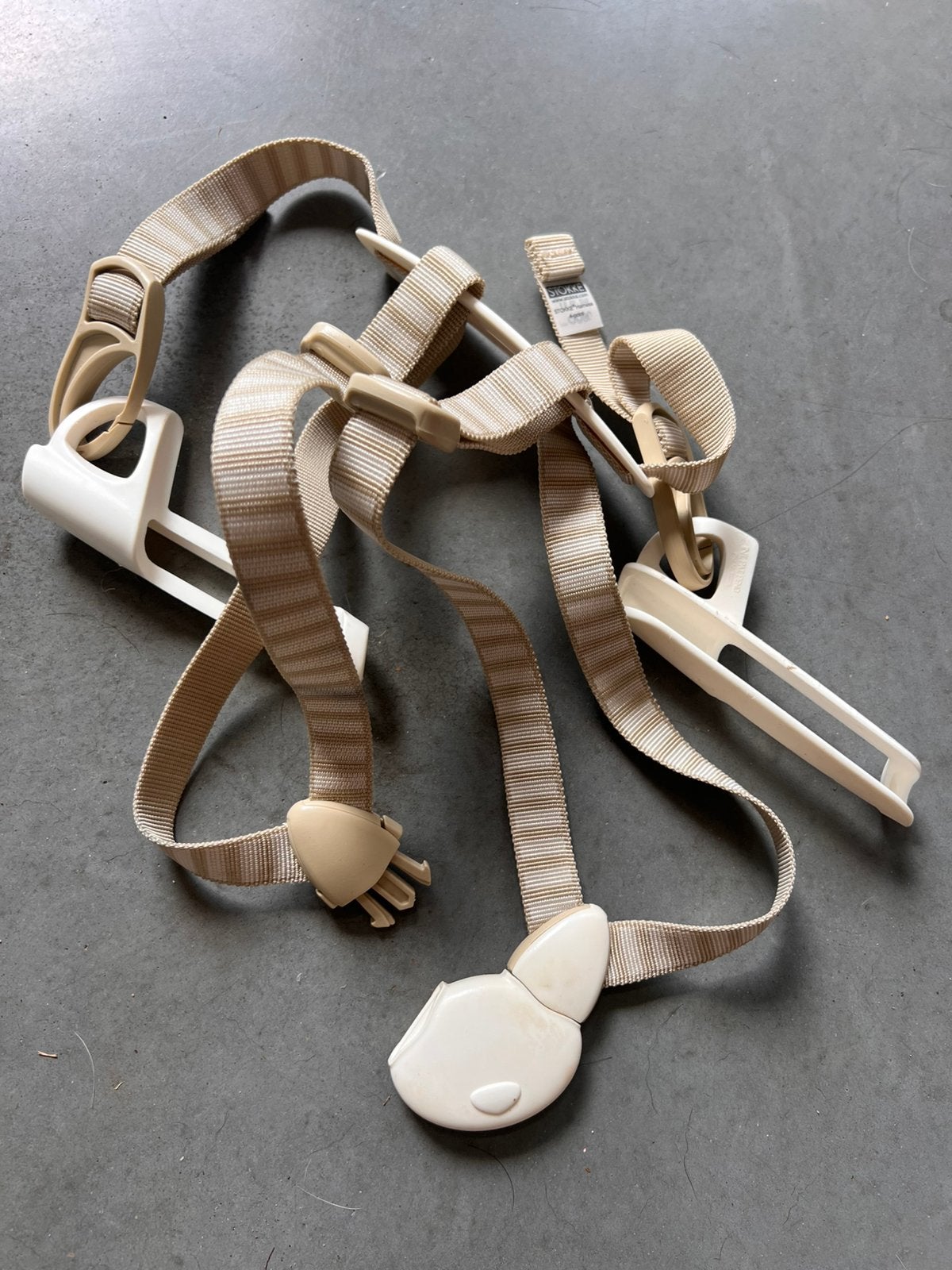 Stokke tuigje beige, Kinderen en Baby's, Ophalen, Gebruikt