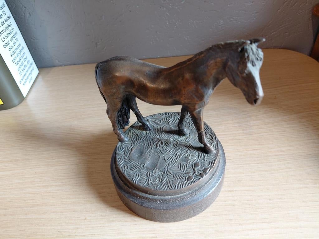 Paard in brons, Antiek en Kunst, Antiek | Brons en Koper, Ophalen