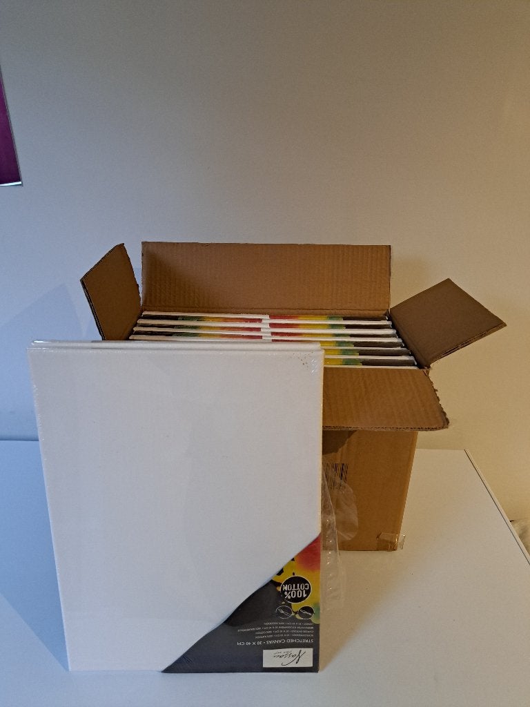 Schildersdoeken (canvas), Ophalen
