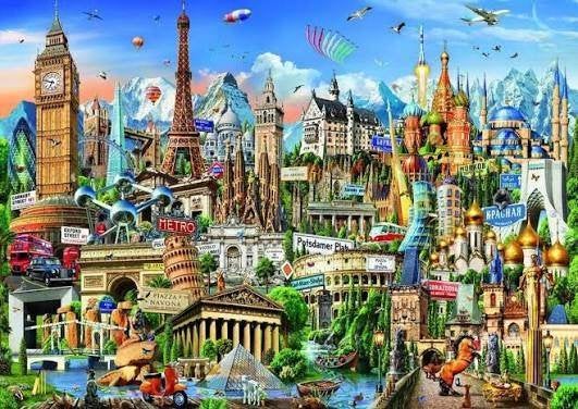 Puzzle, Enlèvement ou Envoi, Plus de 1 500 pièces, Comme neuf, Puzzle