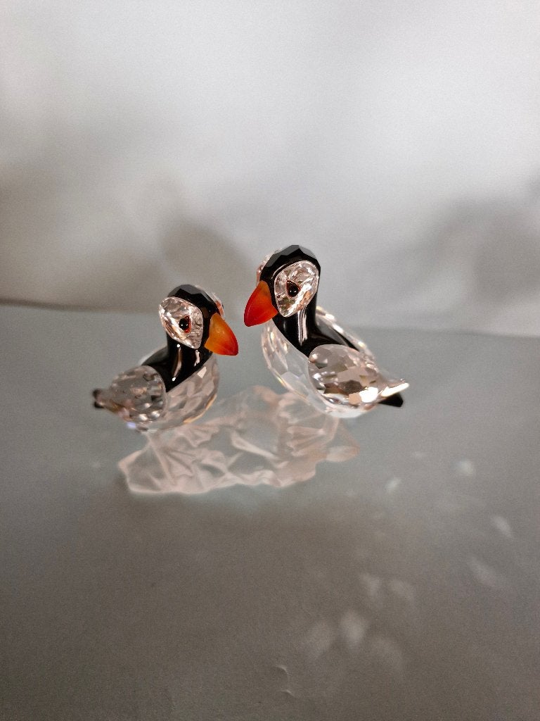 Swarovski papegaaiduikers, Ophalen of Verzenden, Zo goed als nieuw, Figuurtje