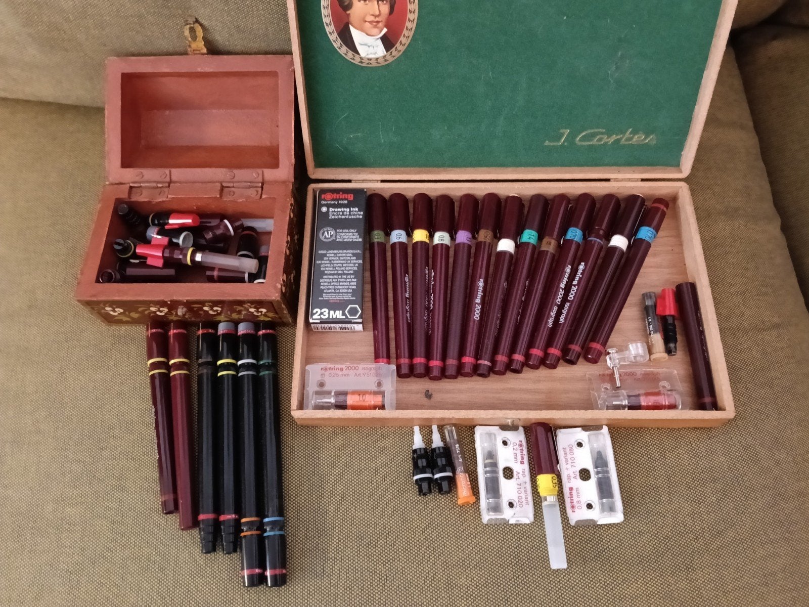 Groot volume Rotring pennen, Hobby & Loisirs créatifs, Dessin, Enlèvement, Utilisé, Crayon ou Feutre