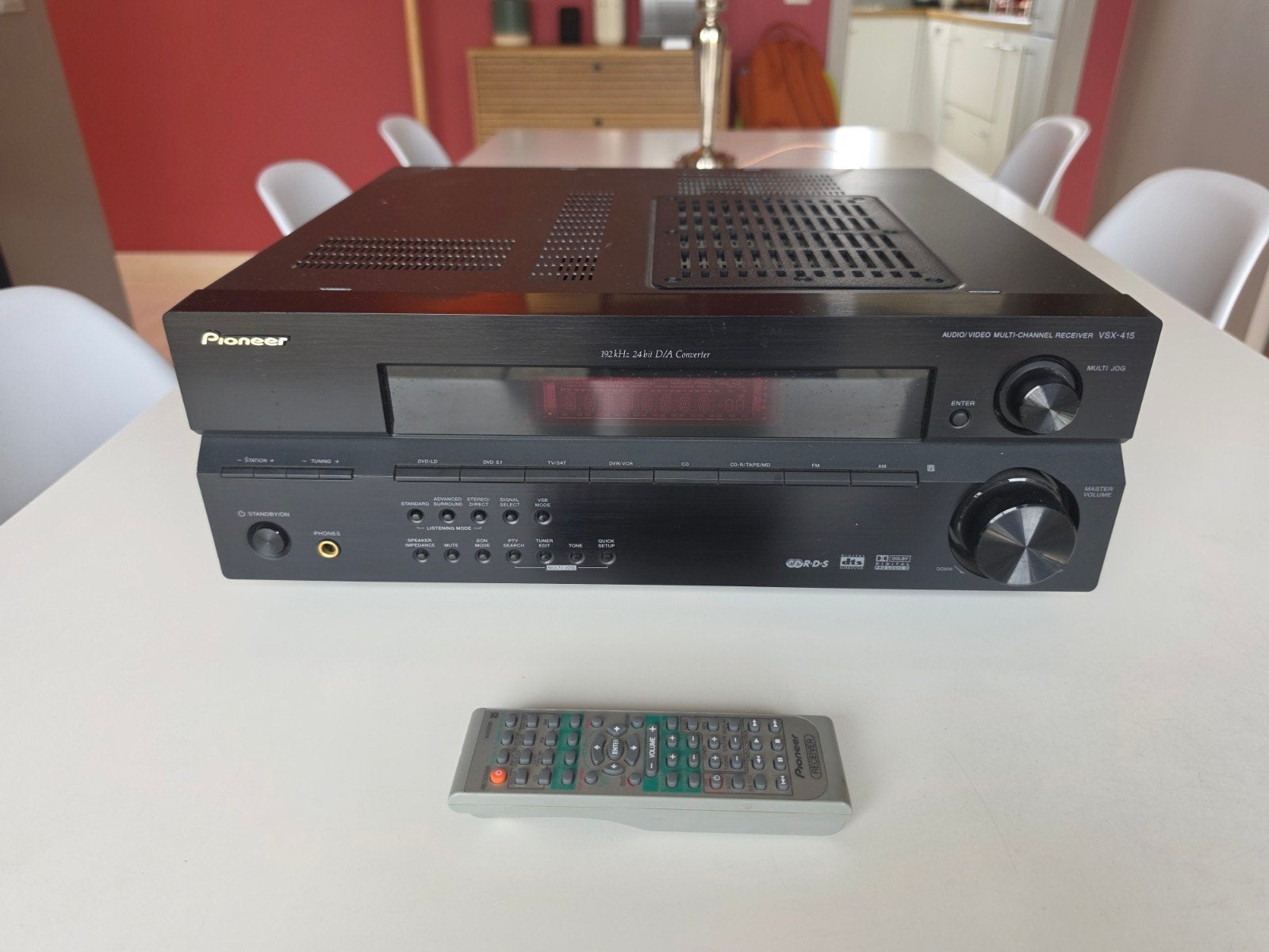 Pioneer VSX-415 Multi-channel receiver, Audio, Tv en Foto, Ophalen, Zo goed als nieuw, Pioneer, 120 watt of meer