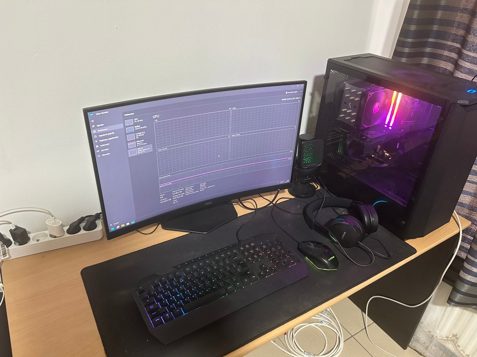 Complete Gaming Setup – RTX 4060 Ti 8GB / 32GB RAM / 280Hz, Computers en Software, Desktop Pc's, Ophalen, Zo goed als nieuw, Gaming