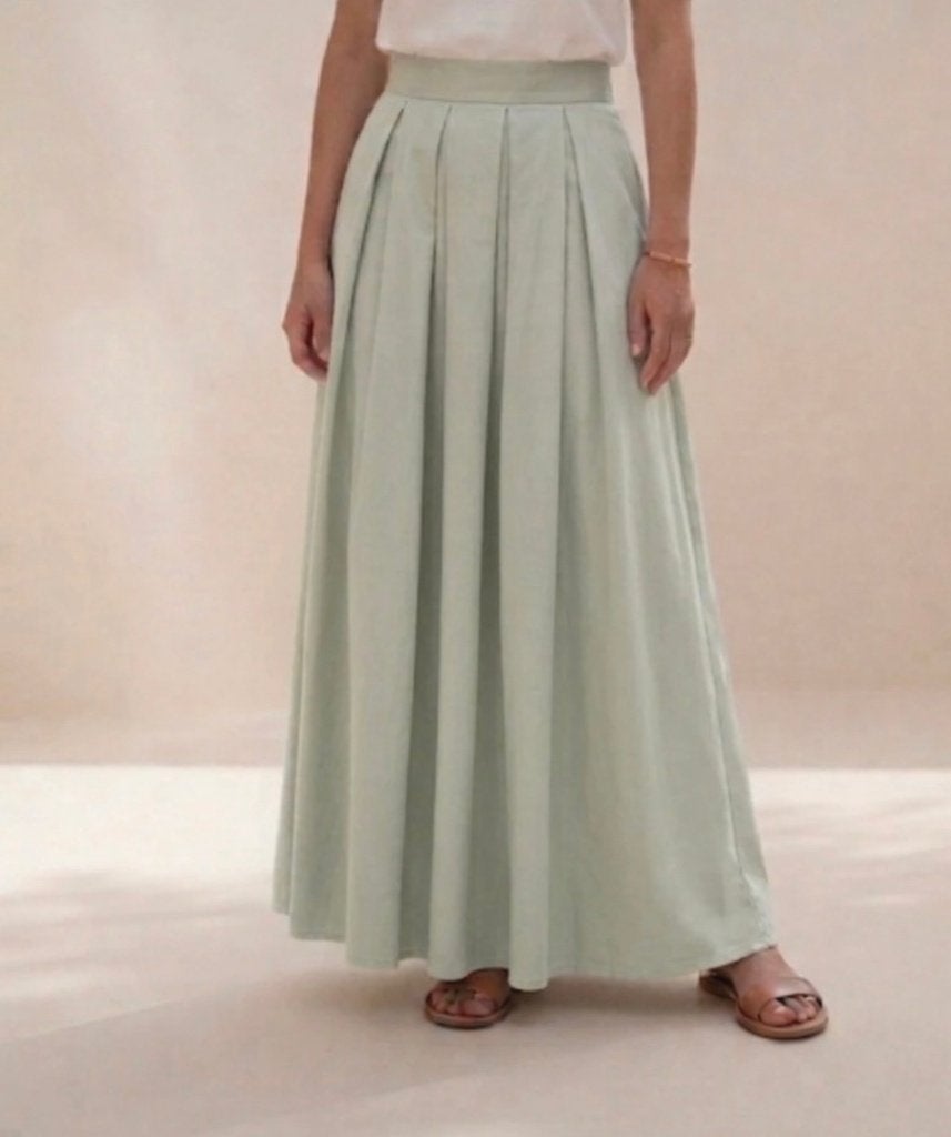 Jupe plissée longue Exquiss's taille L, Vêtements | Femmes, Jupes, Taille 42/44 (L), EXQUISS'S, Comme neuf, Vert