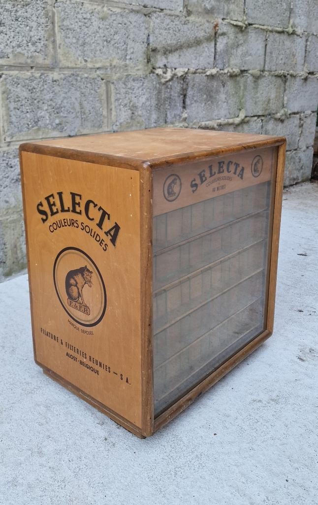 Vintage houten aanrechtkast van Selecta, 1930, Ophalen