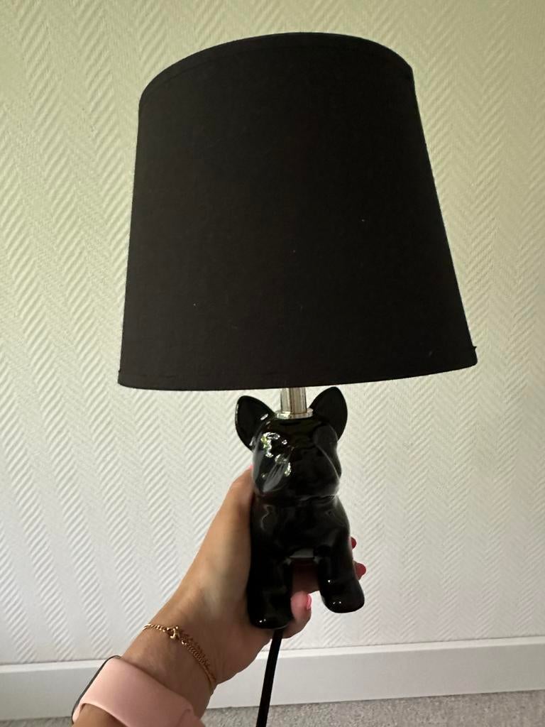 Tafellamp Franse bulldog, Ophalen of Verzenden, Zo goed als nieuw