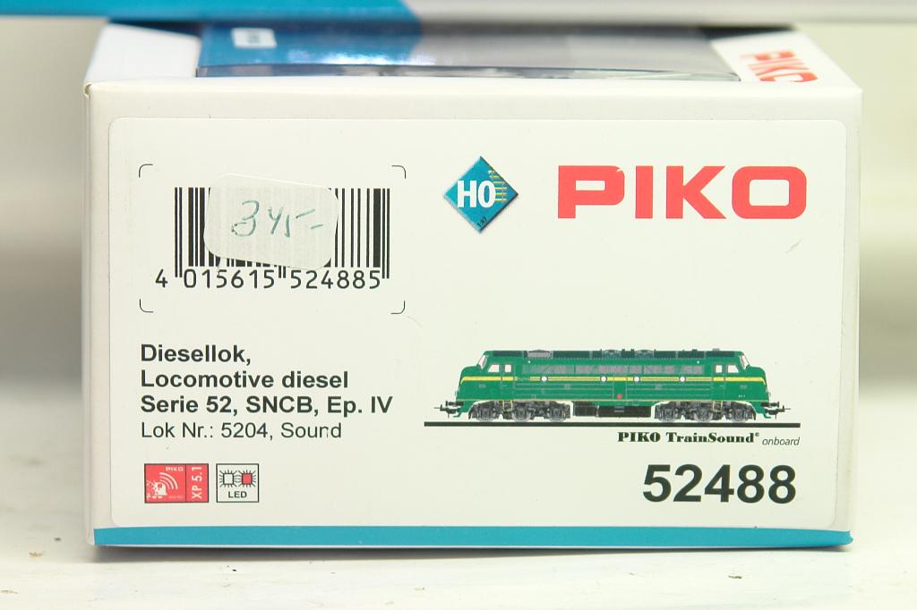 PIKO 52488 SNCB NMBS BOITE VIDE COMPLETE, Autres types, Courant continu ou Courant alternatif, Envoi, Piko