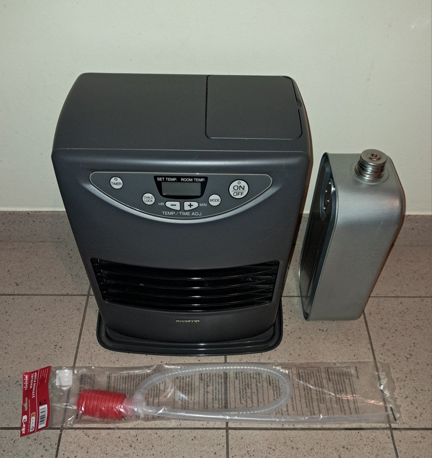 Inventer laserkachel 3 KW  Nieuw + Brandstoftank + Hevelpomp, Enlèvement, Neuf