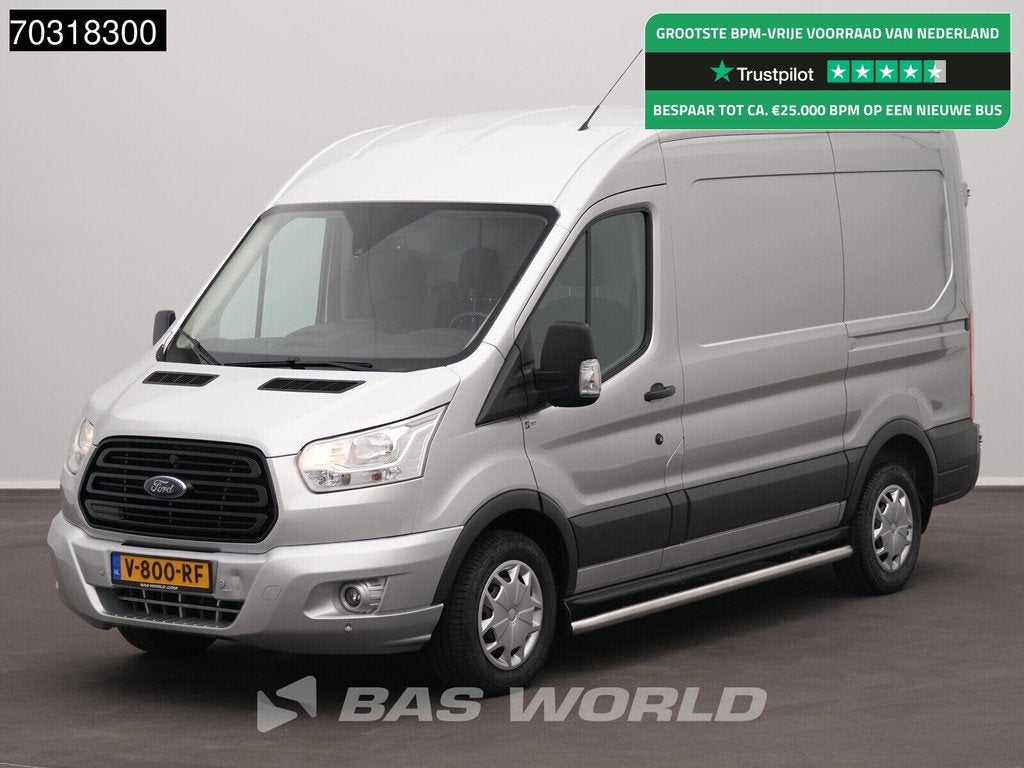 Ford Transit 130pk Automaat L2H2 Trekhaak ACC Navi Airco Cam, Argent ou Gris, Achat, Euro 6, Entreprise
