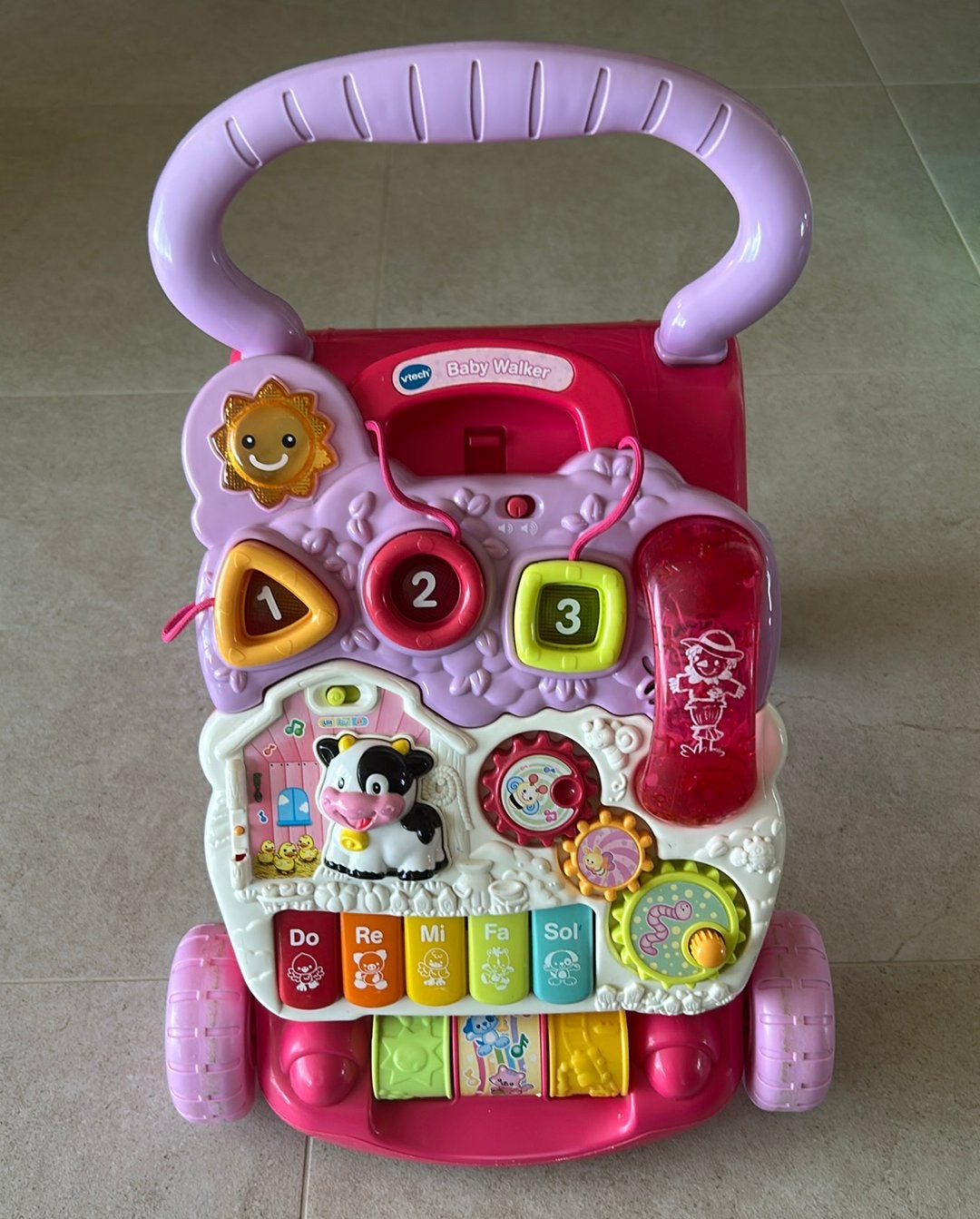 Babywalker V-tech €10, Kinderen en Baby's, Ophalen, Gebruikt