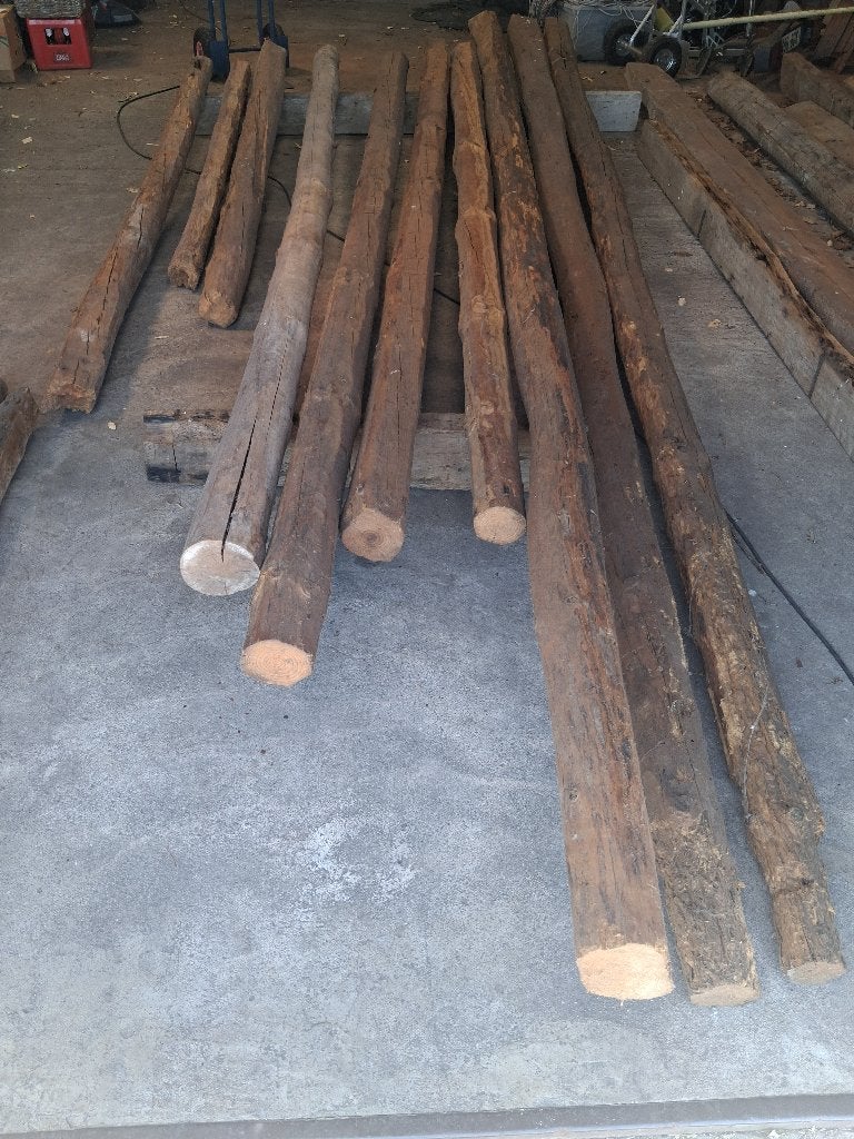 Rond hout, 50 mm ou plus, 300 cm ou plus, Enlèvement, Utilisé