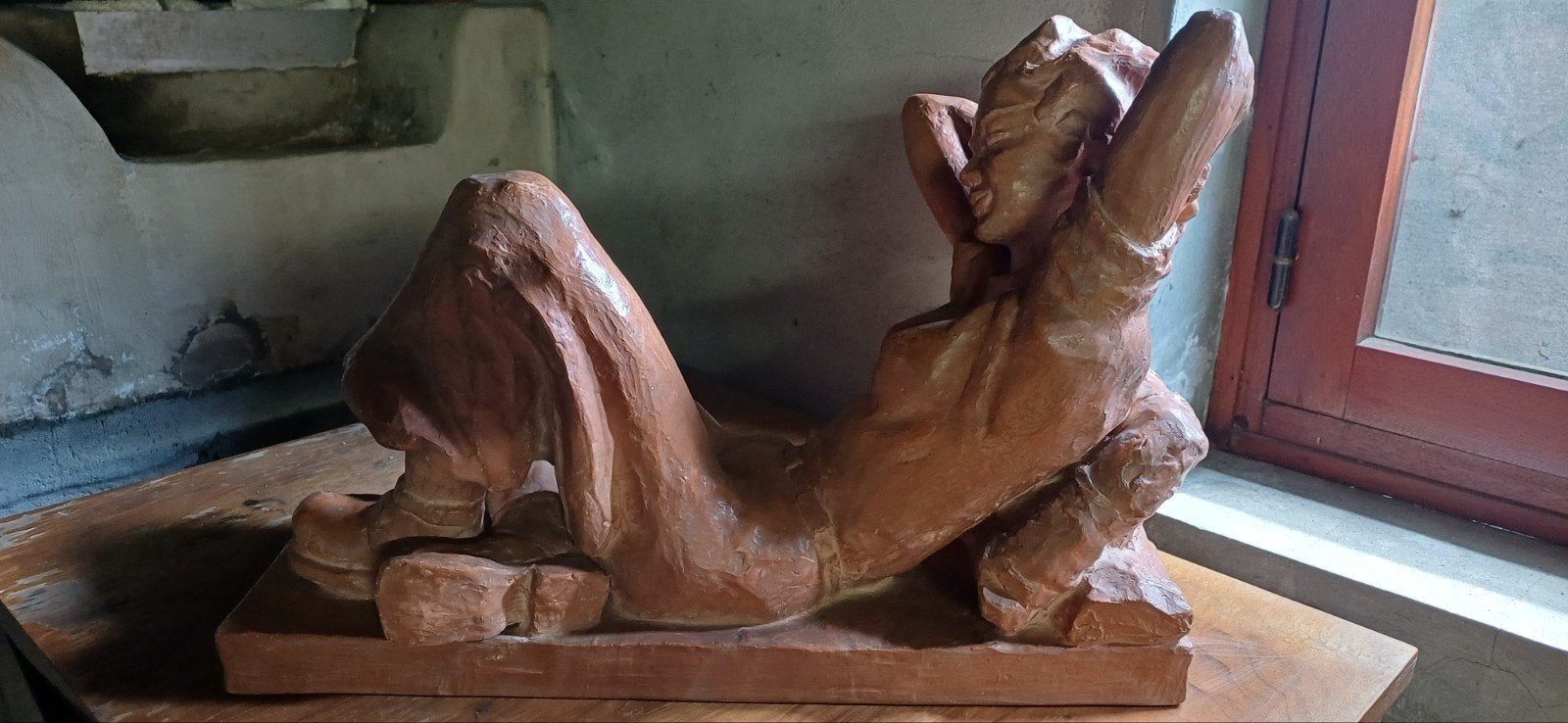Sculpture de Paul Sersté, Enlèvement, Statue