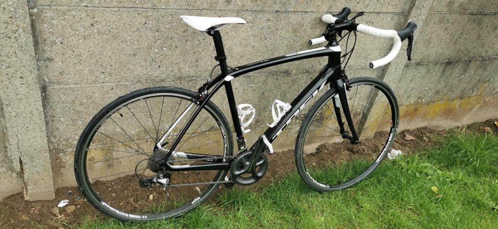 Trek Racefiets (maat 56) Domane Sl 6 black Pearly/ Crystal W, Enlèvement ou Envoi