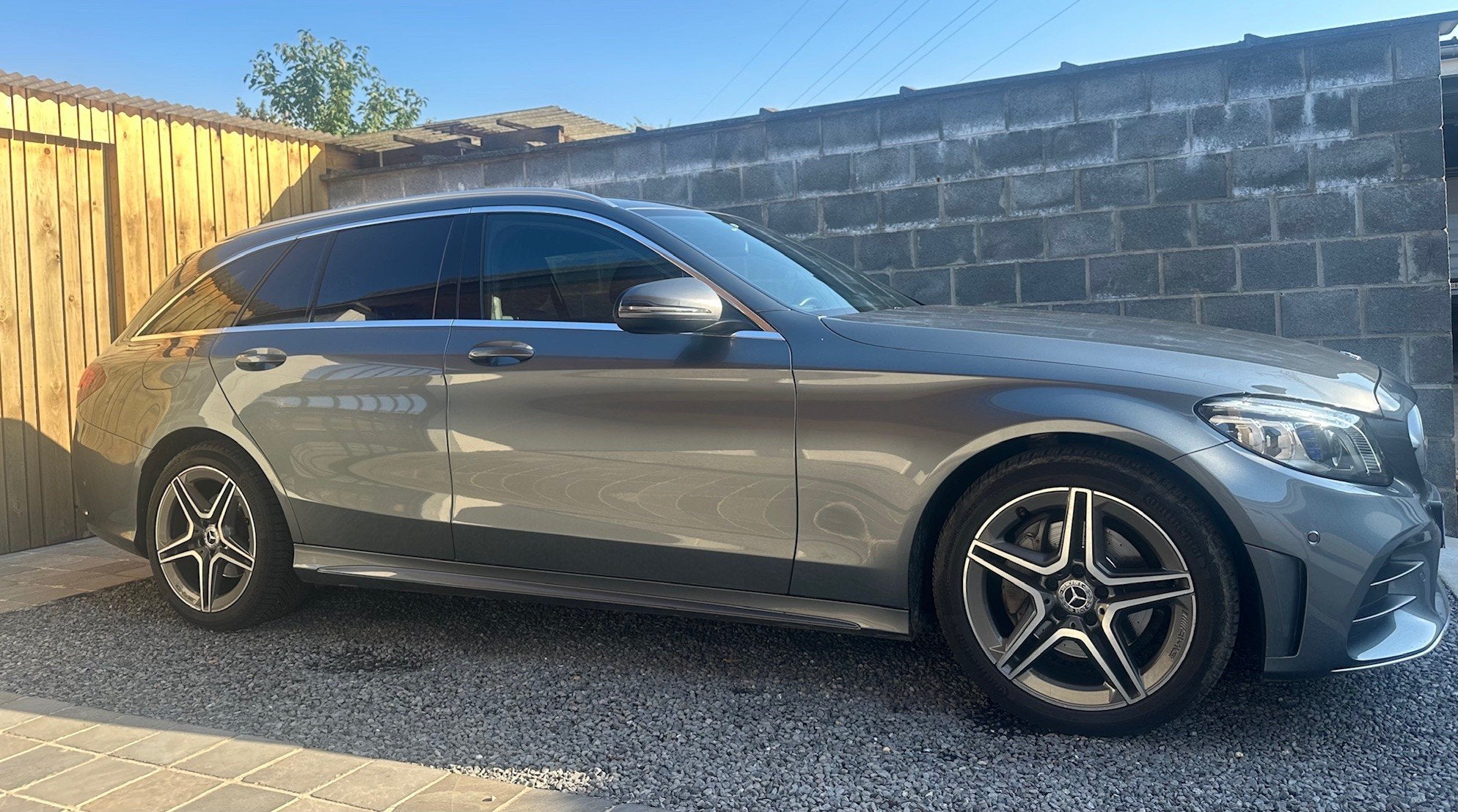 Mercedes-Benz C 180 i AMG Line Automaat Led Navi Leder Linea, Automaat, Achterwielaandrijving, Gebruikt, 4 cilinders