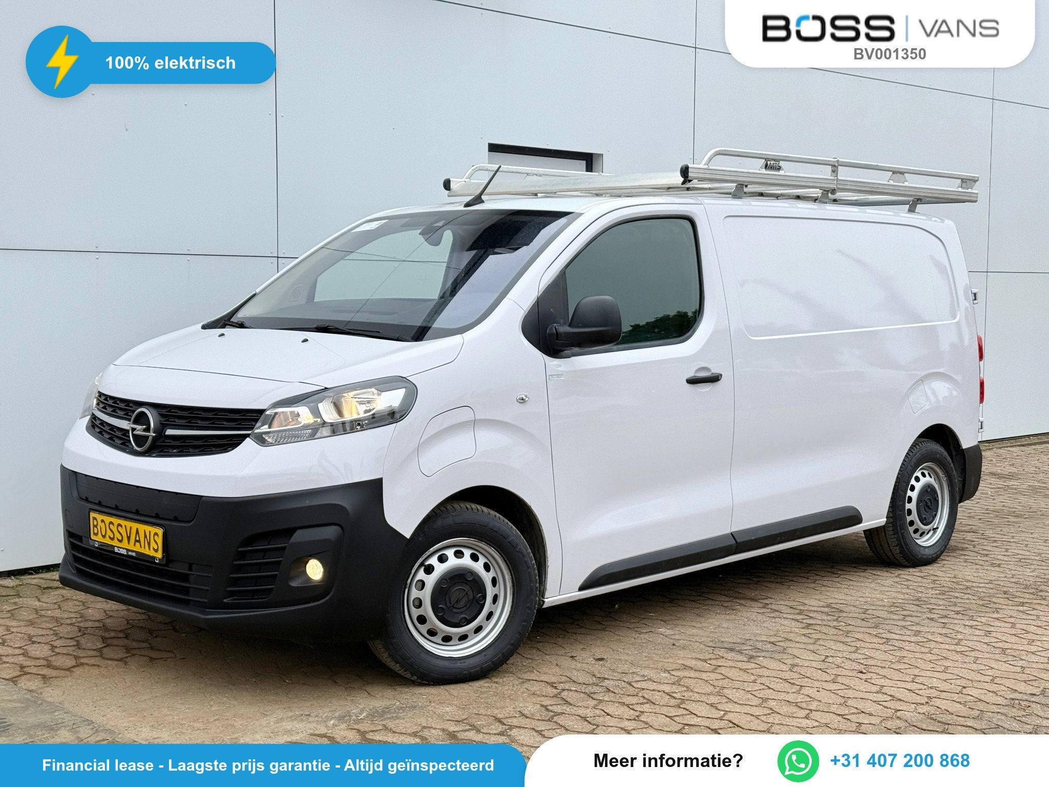 Opel e-Vivaro 75kWh 136PK L2H1 330km WLTP Snelladen Laadkabe, 100 kW, Achat, Entreprise, 3 places