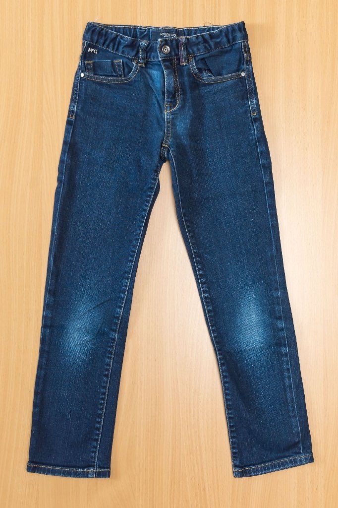 Blauwe jeansbroek McGregor, maat 128, Kinderen en Baby's, Broek, Gebruikt, McGregor, Jongen of Meisje
