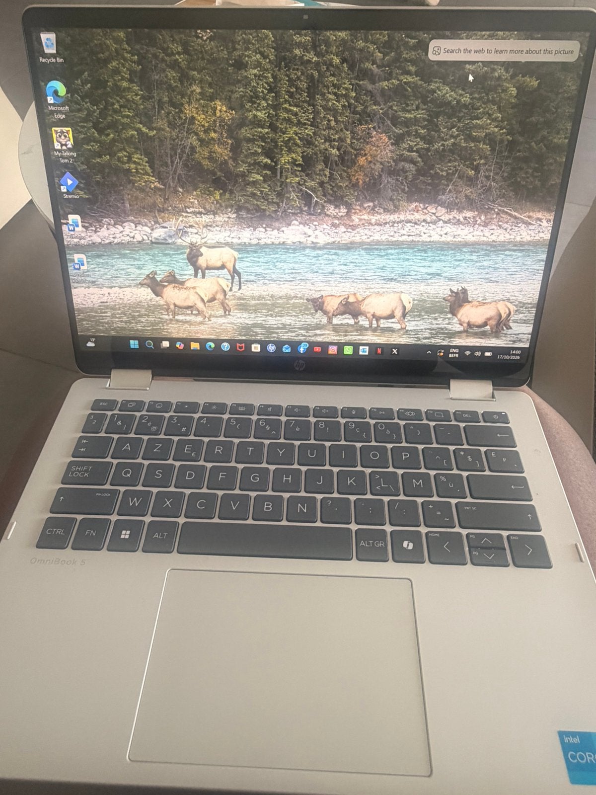 HP OmniBook 5 Flip 14” –Zo goed als nieuw  Vraagprijs: €729., Informatique & Logiciels, 14 pouces, Avec écran tactile, Comme neuf