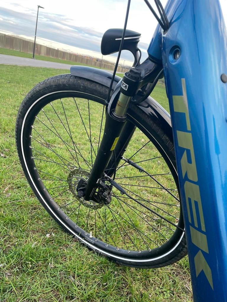 Electric fiets merk Trek District+6 in prima staat 💯👌, Ophalen of Verzenden, Zo goed als nieuw