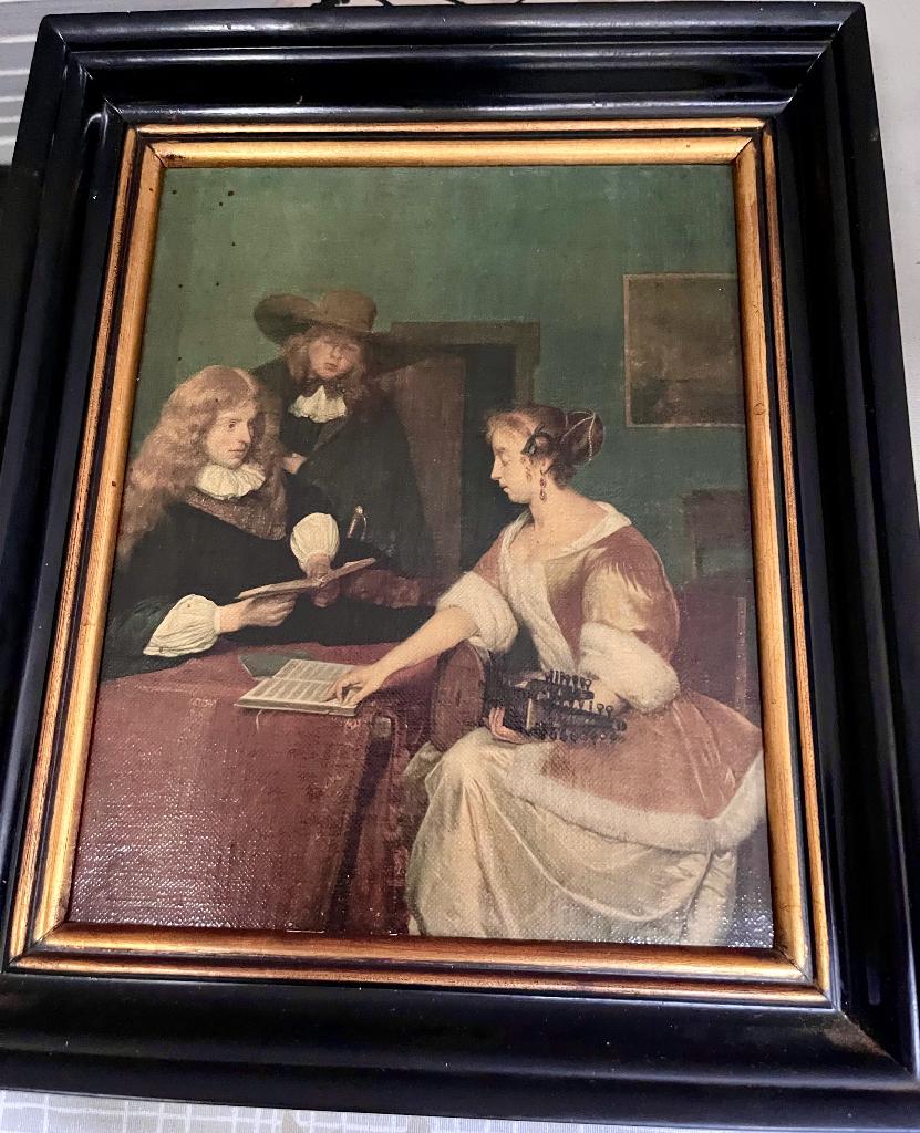 Prachtig schilderij op doek, Antiek en Kunst, Kunst | Schilderijen | Klassiek, Ophalen