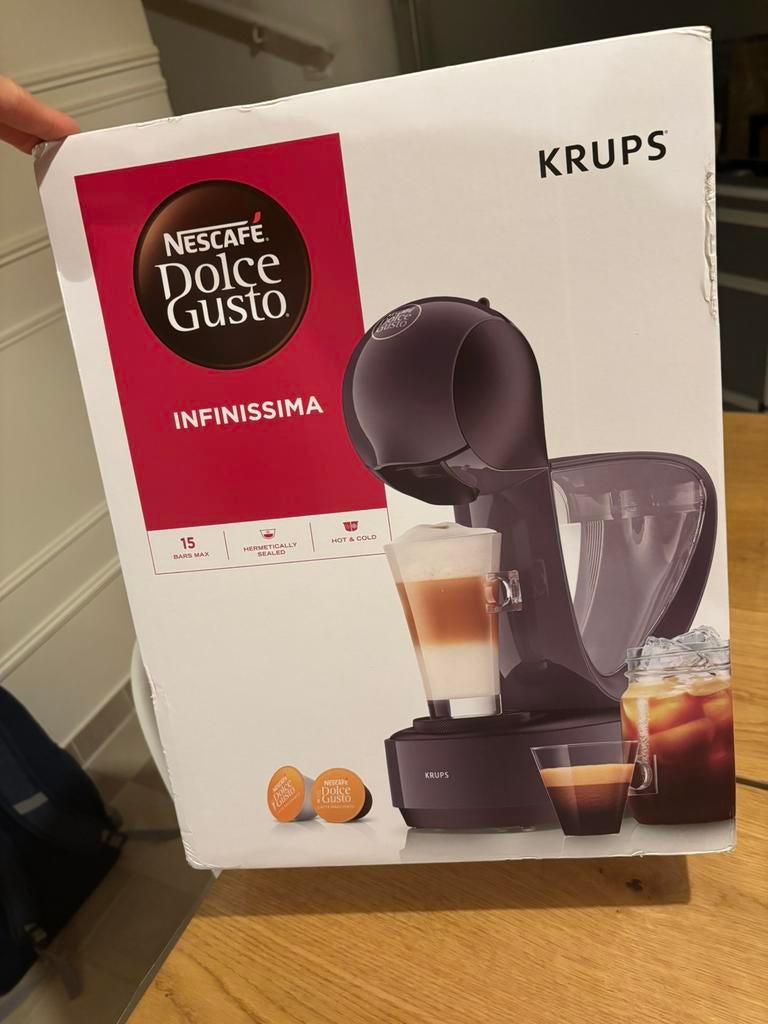 Dolce gusto INFINISSIMA (neuve), Electroménager, Neuf, Machine à espresso, Réservoir d'eau amovible, Dosettes et capsules de café