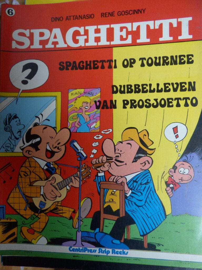 spaghetti nr 6  spaghetti op tournee, dubbelleven, Ophalen of Verzenden