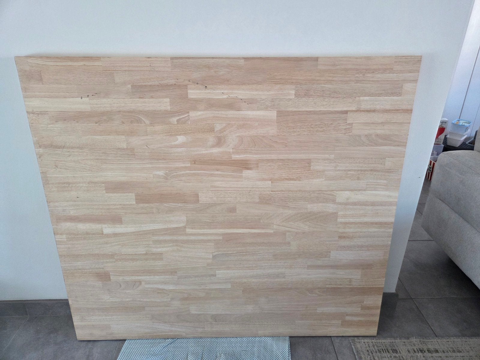 Bois de chêne massif 145 cm x 110 cm x 4 cm, Enlèvement