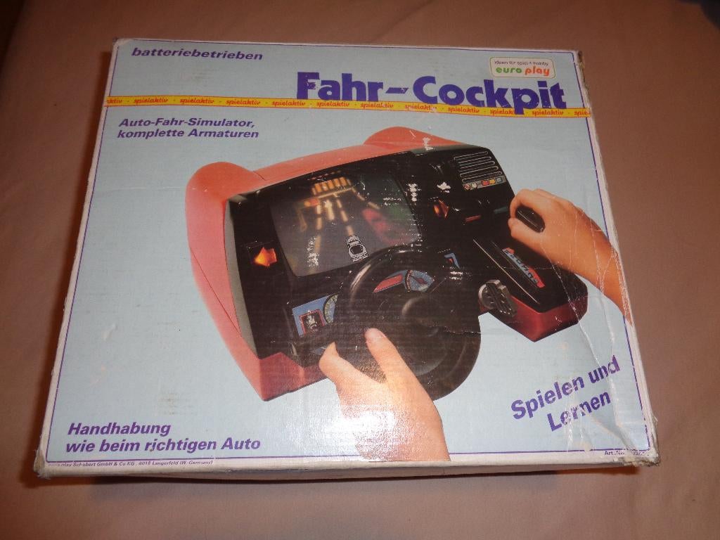 porsche 911 fahr-cockpit dashboard 'vintage', Consoles de jeu & Jeux vidéo, Enlèvement, Autres marques, Utilisé