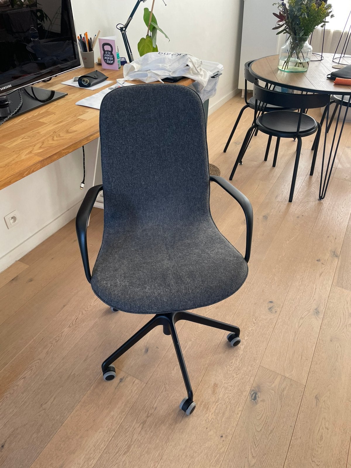 Bureau grijs, Ophalen, Gebruikt, Grijs