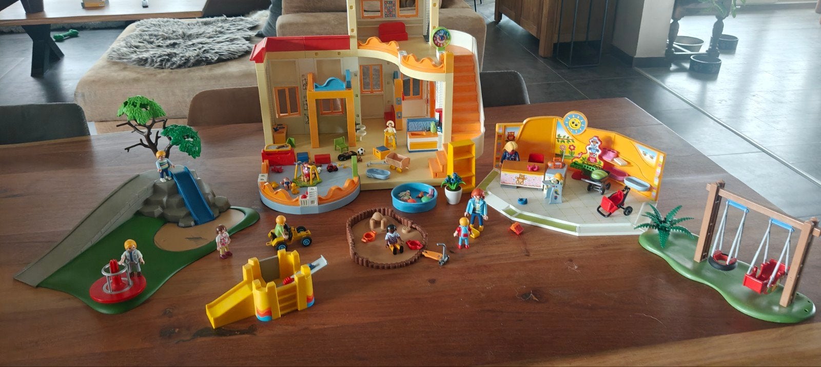playmobil kinder opvang met speeltuin, Ophalen of Verzenden