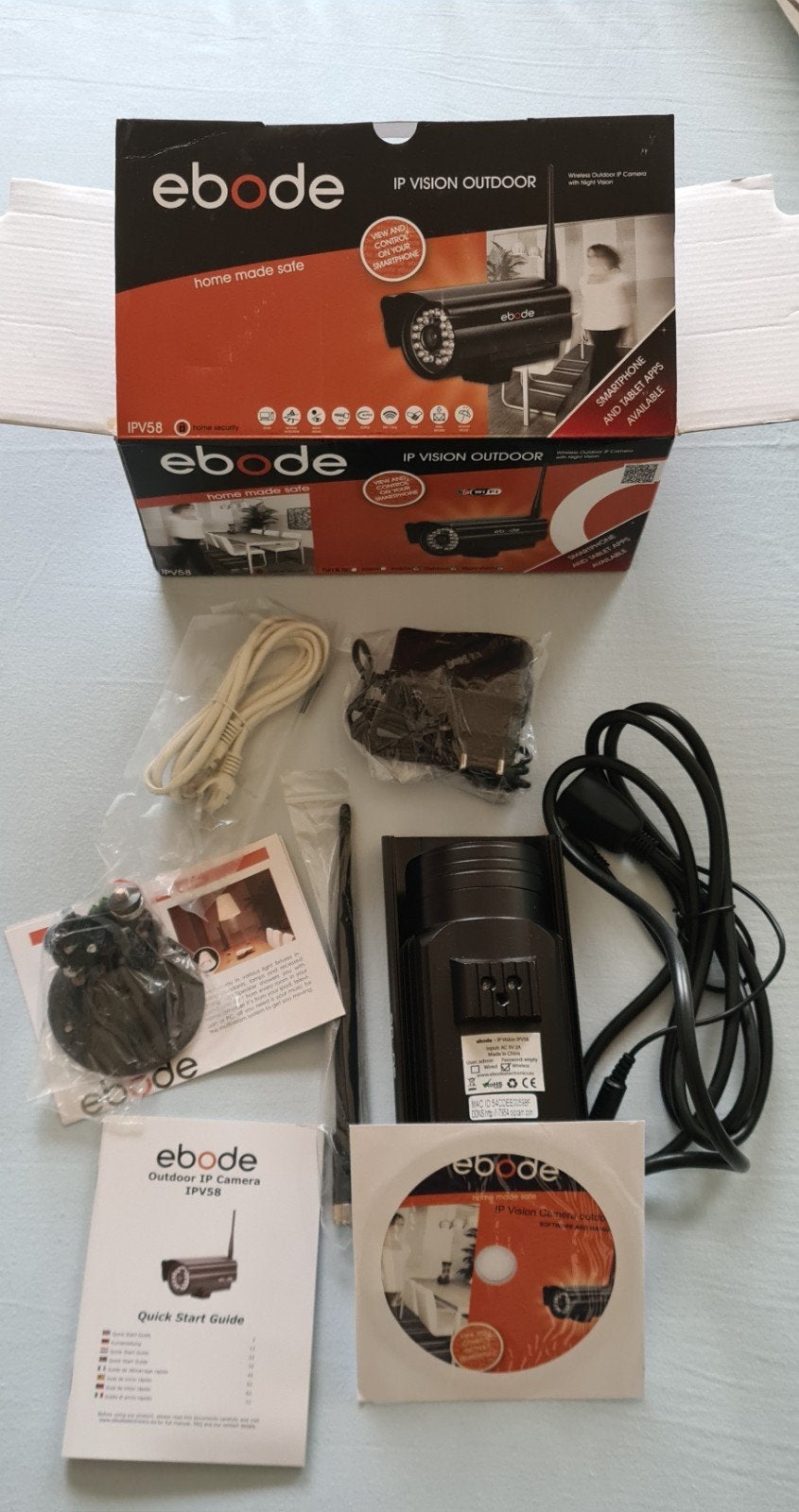 ebode IPV58, Audio, Tv en Foto, Videobewaking, Ophalen of Verzenden, Buitencamera