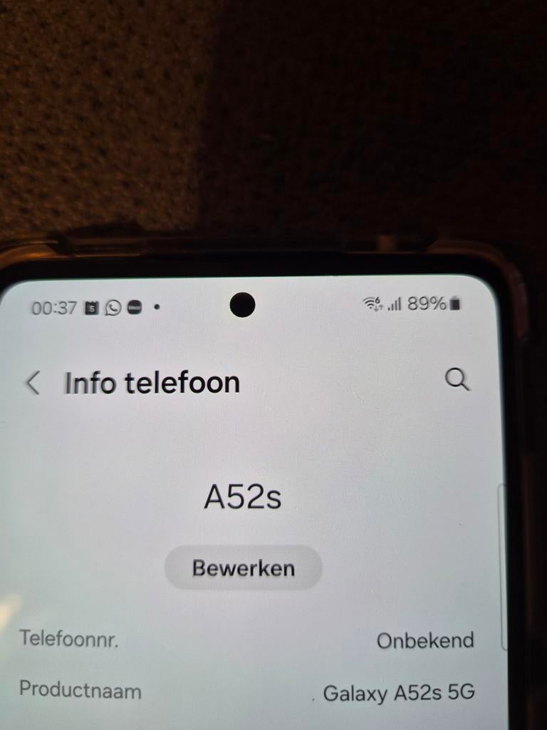 Samsung a52 5g 128 gb wit, Refurbished, Ophalen of Verzenden, Klassiek of Candybar, Zonder simlock