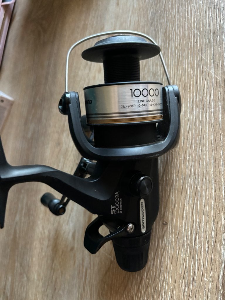 Shimano Baitrunner 10000, Sports nautiques & Bateaux, Pêche à la ligne | Carpes, Enlèvement ou Envoi, Utilisé, Moulinet