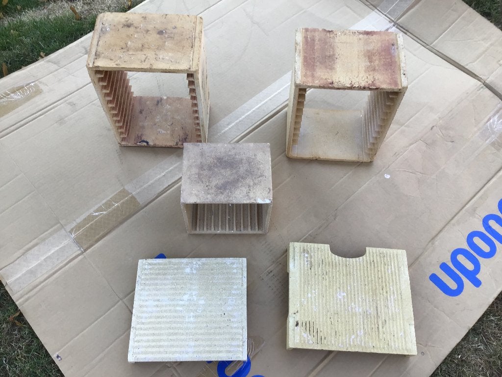 Tegelcasettes voor keramiekoven / ovenmateriaal, Hobby en Vrije tijd, Ophalen, Gebruikt