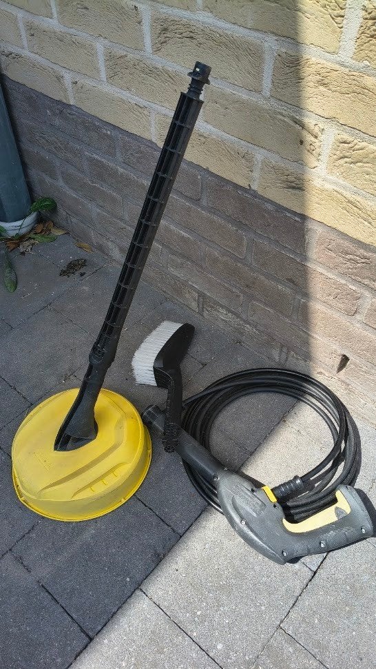 Karcher terrasreiniger, pistool met slang en borstel, Tuin en Terras, Ophalen, Gebruikt, Elektrisch, KARCHER