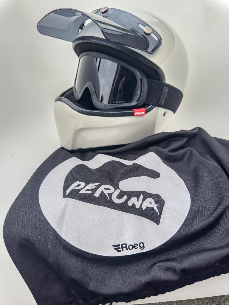 Roeg Peruna Helm + goggles (bril), Offroadhelm, Kinderen, Nieuw zonder kaartje, S