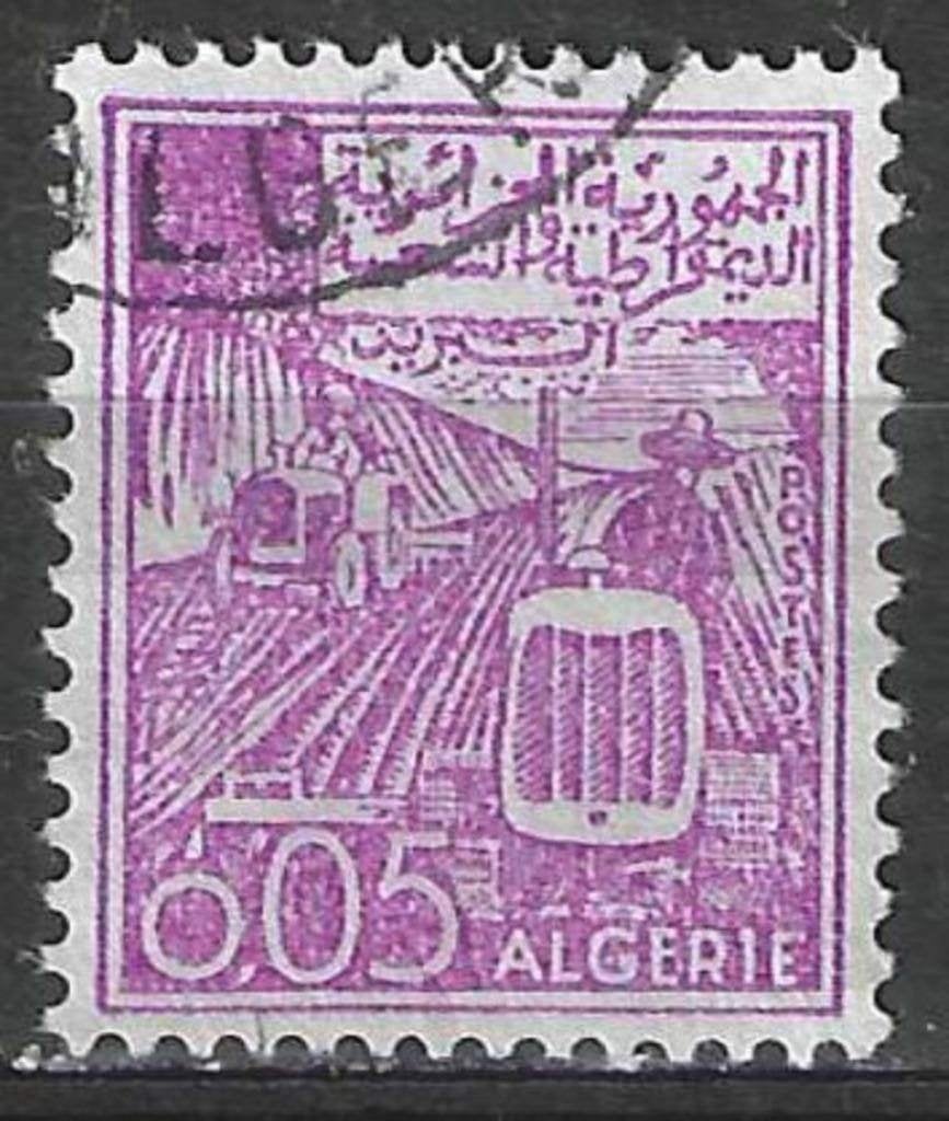 Algérie 1964/1965 - Yvert 389 - Agriculture (ST), Envoi, Affranchi