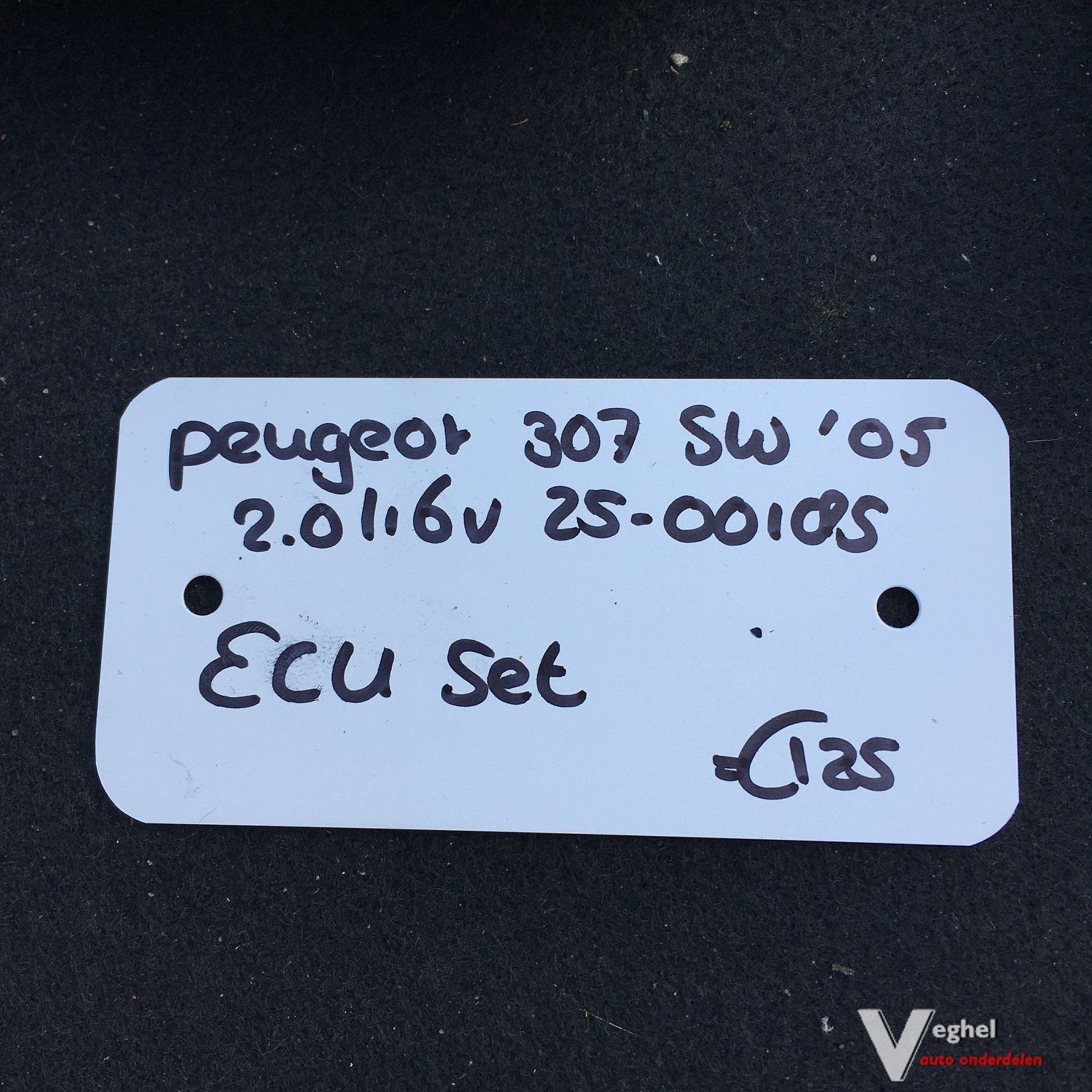 Peugeot 307 Sw 2.0 16v 2005 2500185  ECU Set, -, Utilisé, -, -