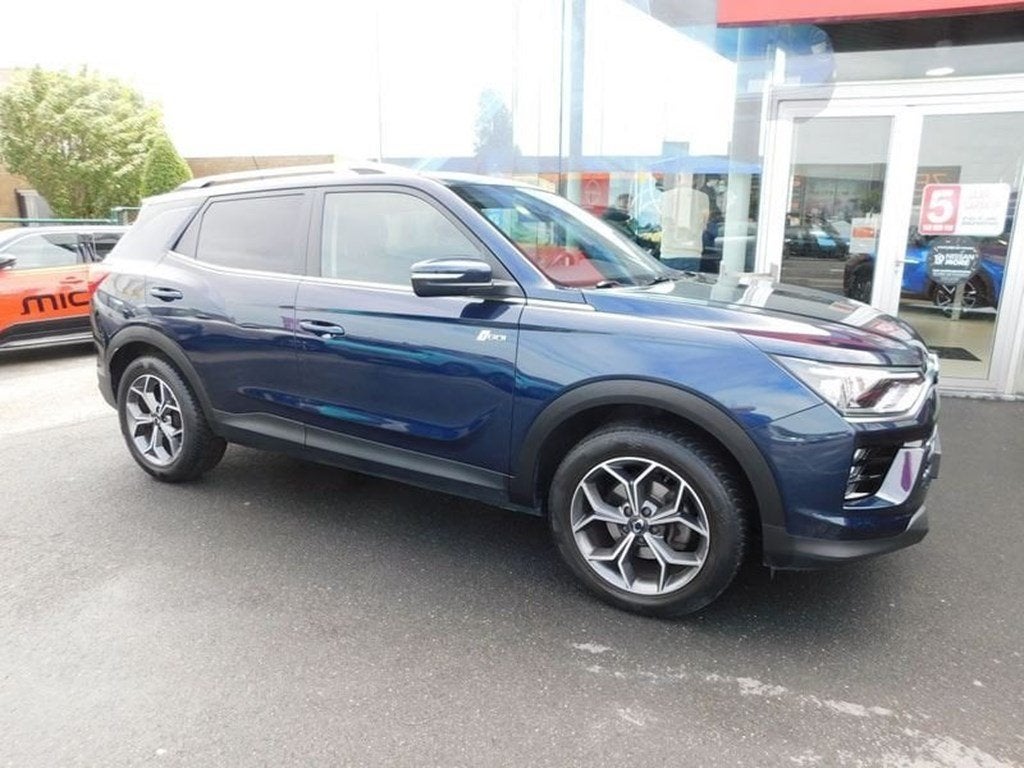 SsangYong Korando 1.5 T-GDI Onyx 2WD AUTOMAAT  28000 KM, Auto's, SsangYong, Automaat, USB, Blauw, 120 kW