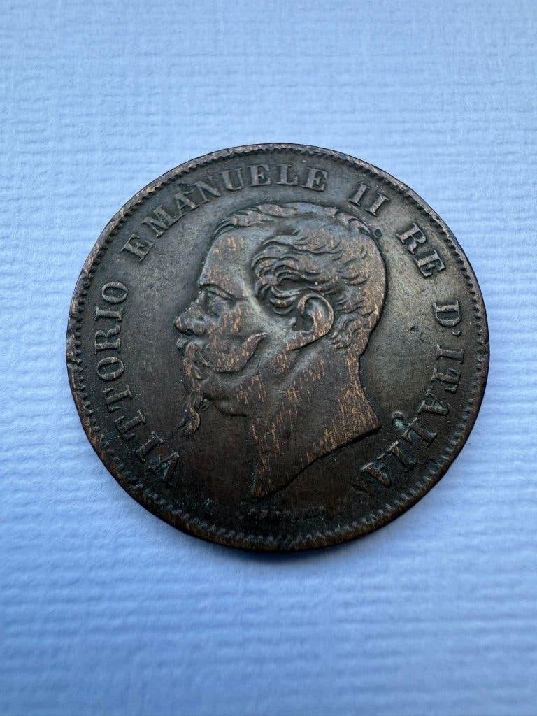 Italie - 5 centesimi 1861M, Enlèvement ou Envoi, Italie, Monnaie en vrac